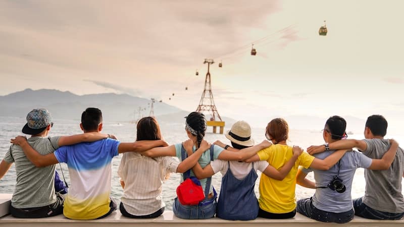 Youth exploring the city